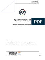 Attachment 4 To Item 8.1-Safe Speed Plan Proposed Speed Limits Bylaw 201...