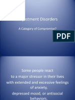 Adjustment Disorders: A Category of Compromise?