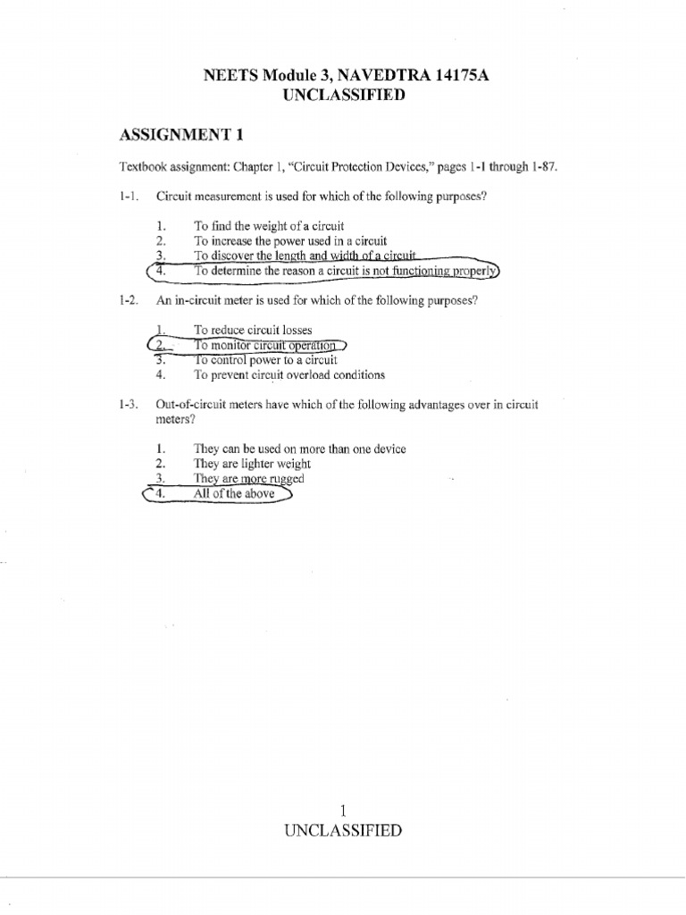 Module 3 Assignments 1-3 Answers | PDF