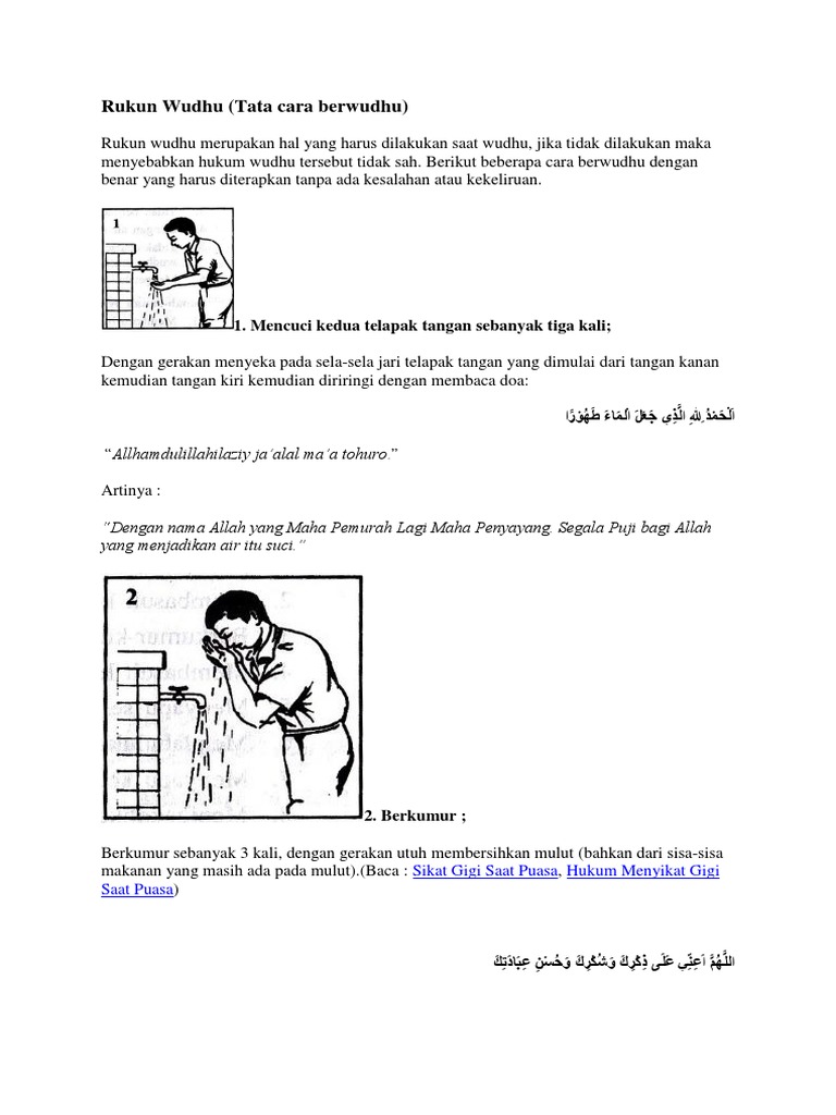 Rukun Wudhu Pdf