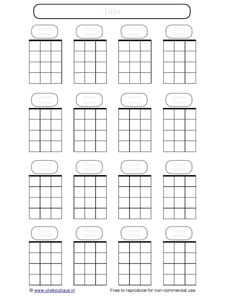 blank ukulele chord sheet pdf | pdf