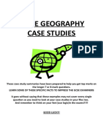 Geography IGCSE Case Studies