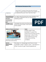 pdp professional development plan