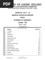 Dav Solved Question Paper 2017-18