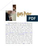Daniel Jacob Radcliffe lahir pada 23 Juli 1989 adalah pemeran Harry Potter.doc