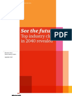 See The Future: Top Industry Clusters in 2040 Revealed