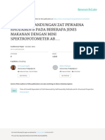 Pengujian Kandungan Zat Pewarna Rhodamin B Pada Be PDF