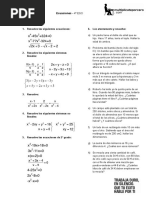 Ecuaciones 4 Eso