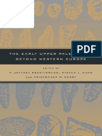 The Early Upper Paleolithic Beyond Western Europe PDF