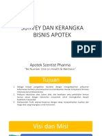 Survey Dan Kerangka Bisnis Apotek