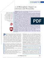 The Public Face of Rhinoplasty: Impact On Perceived Attractiveness and Personality