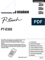 Manual Etiquetadora PTE-500 Brother