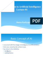 Lecture-01 Introduction To AI