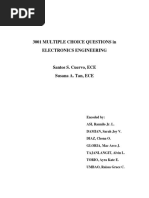 Multiple Choice Questions in Electronics Engineering