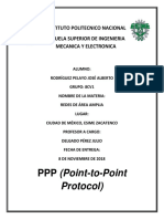 Reporte PPP (Point-To-Point Protocol)