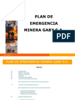 Presentación Plan de Emergencias  en Planta Minera