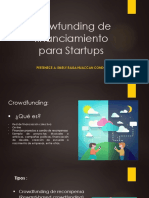 Crowfunding de Financiamiento STARTUP