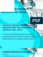 Physical and Chemical Properties of Water (2018)