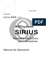 DT1580901 - SIRIUS - Manual K40 - r1 - Es PDF