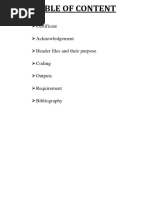 Certificate Acknowledgement Header Files and Their Purpose Coding Outputs Requirement Bibliography