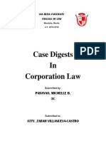Case Digests in Corporation Law: Padayao, Michelle B. 3C