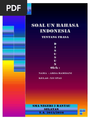 Kumpulan Soal Un Tentang Frasa