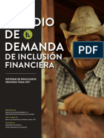Segunda Toma Del Estudio de Demanda de Inclusión Financiera
