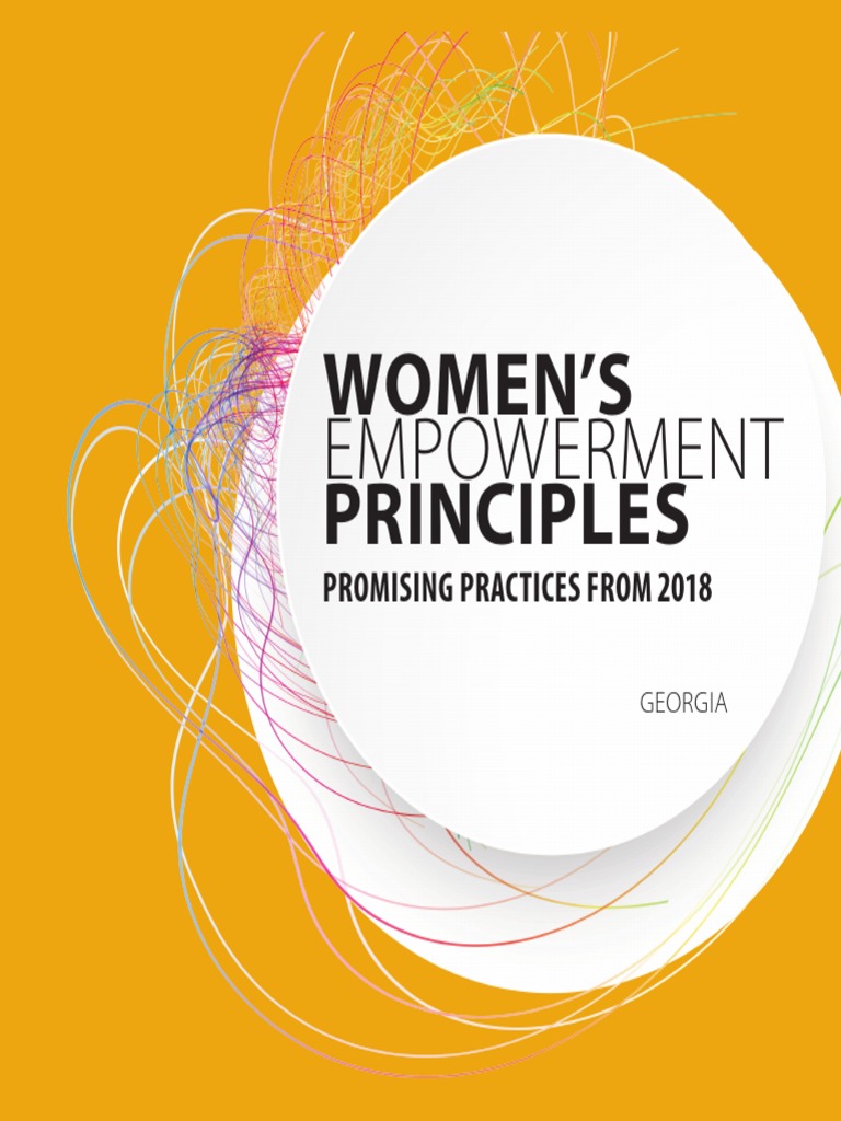 Women S Empowerment Principles Promising Practices From Georgia Pdf