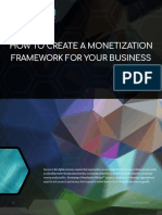 How to Create a Monetization Framework for your Digital Business