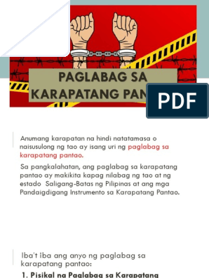 Mga Paglabag Sa Bawat Karapatang Pantao Sa Paaralan | sibawate