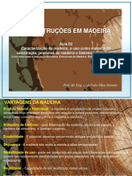 Aula 01 - Construcoes em Madeira - Caracterizacao Da Madeira