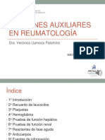 13ra Semana 2da Sesion - Examenes Auxiliares en Reumatologia - Dra. Llamoca