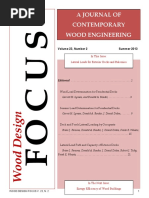 A Journal of Contemporaru Wood Engineering