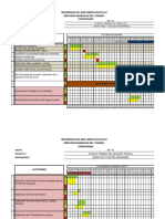 Actualización de Cronograma Segundo Parcial.