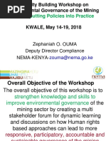 Kwale Workshop Overview