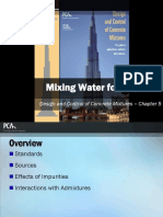 EB001 CH5 - Mixing Water For Concrete