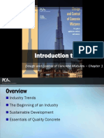 Introduction To Concrete: Design and Control of Concrete Mixtures - Chapter 1