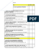 Muster Bewertungsbogen Dokumentation PDF