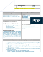 lesson plan template- math