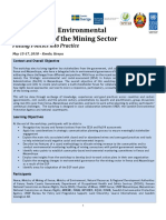 Agenda - Kwale Workshop On Environmental Governance of The Mining Sector