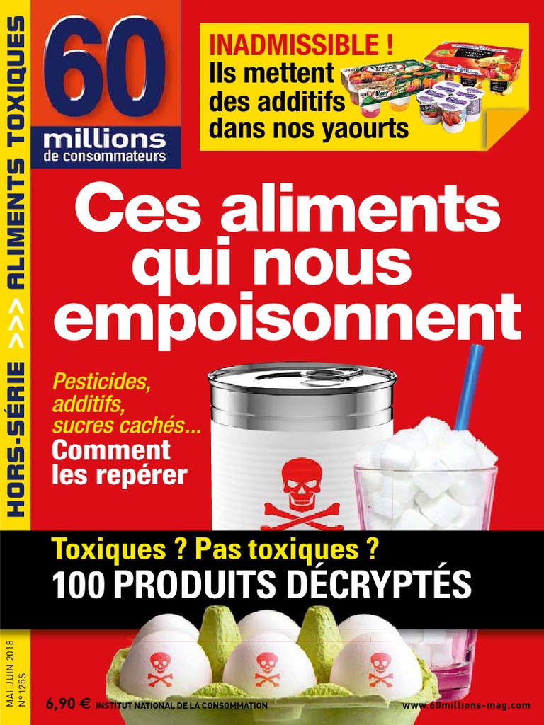100 Aliments Ig à Volonté Pdf Gratuit Ces Aliments Qui Nous Empoisonnent | PDF | Substances chimiques | Composés  chimiques