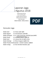 Laporan Jaga 20 Agustus 2018