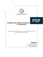 Desafíos Del Cambio Climático y Global en Argentina