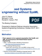 Model-Based Systems Engineering Without Sysml