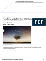 How To Photograph The Milky Way in Light Pollution (Photos) 6-7 PDF