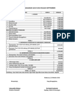 Pengajuan Anggaran g21h Bulan September