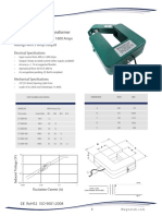 Split-Core AC Current Transformer: 2.00" Opening With 400 To 1600 Amps Ratings With 5 Amp Output