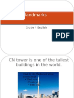 Canadian Landmarks: Grade 4 English