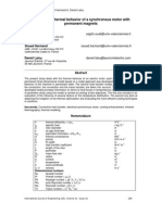 Thermal Behavior of PM Motor Analysis PDF