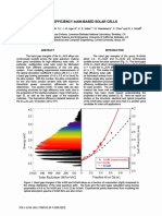 High Efficiency InAlN-based Solar Cells